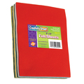 Creativity Street Felt Sheets, 7 Assorted Colors, 9in x 12in, 1 lb. PAC3904